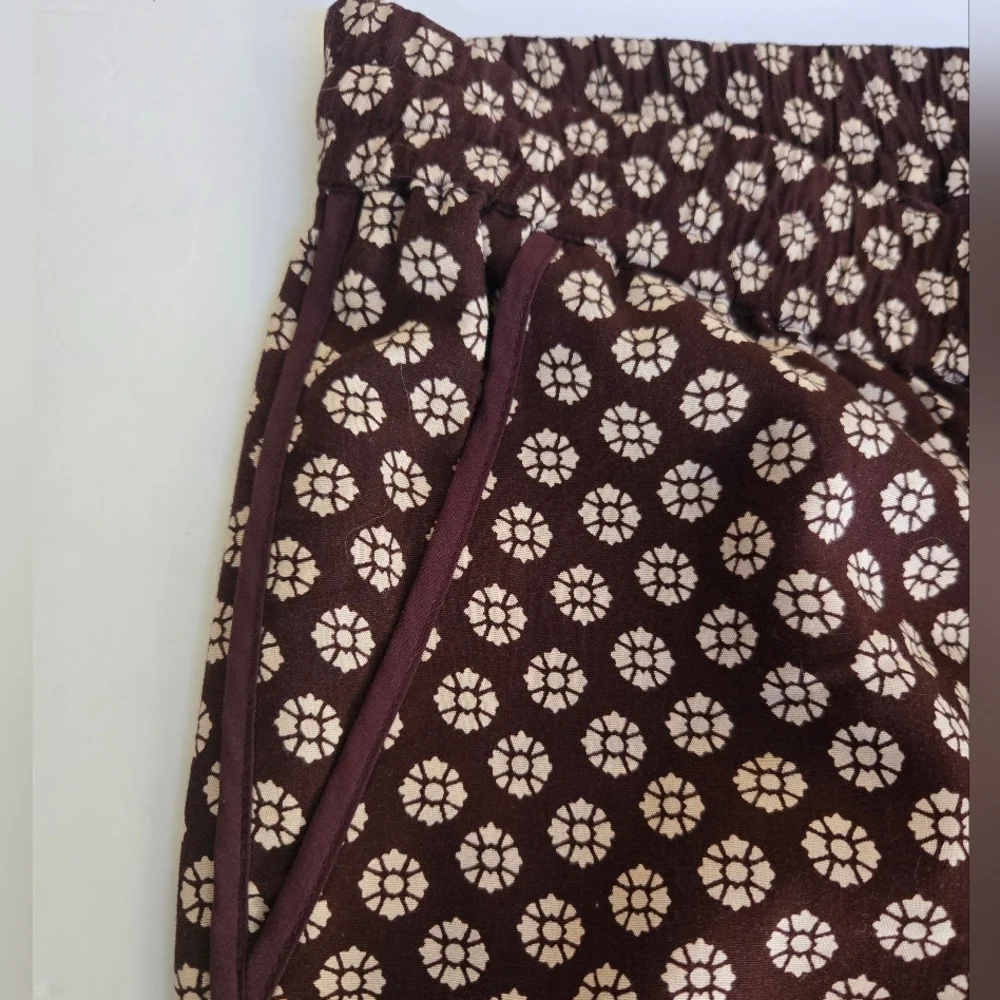 MADEWELL Stylish Brown Patterned Women's Pants.Size XS - Picture 5 of 11